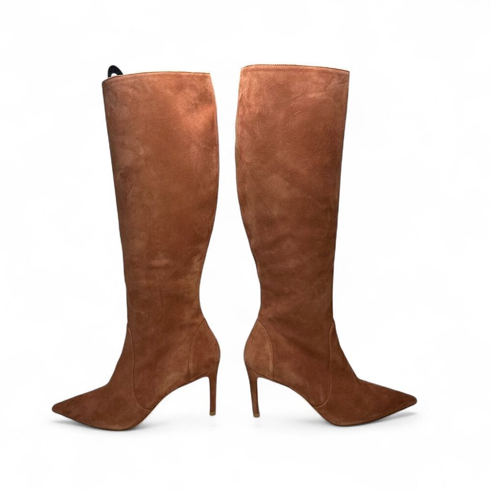Stuart Weitzman 85 Knee High Suede Boot, Tan, Size 7.5 US, 38 EU NWOB - Picture 6 of 16